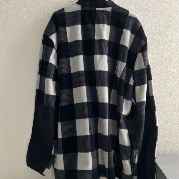 Skechers Men's Gray Checkered Zip Up Jacket - Gray (3XL) A461783 - Picture 2 of 2